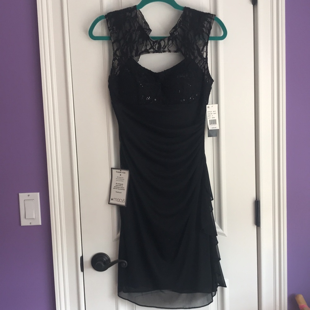 Black sequins Betsy & Adams dress - Picture 2 of 6